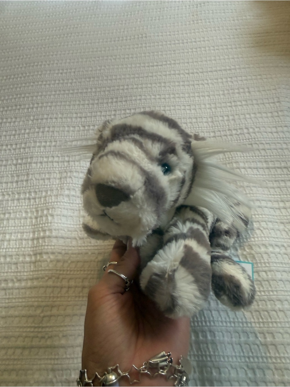 Jellycat Sacha Snow-Tiger SMALL size